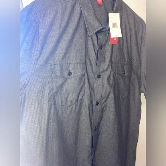 *New* Guess M/F Dobby 2 Pckt Shirt - Picture 11 of 13